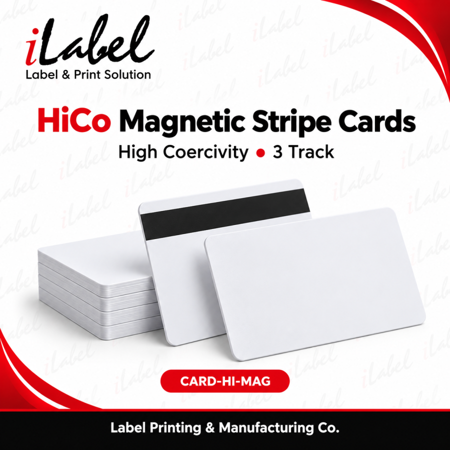 HiCo Magnetic Stripe Blank Cards – 3 Track